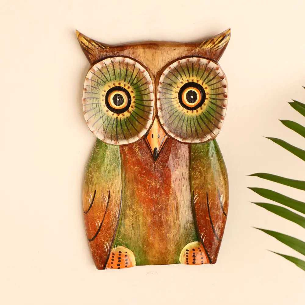 Фото Настенное панно "Сова" 25x16x25 см Фото Настенное панно "Сова" 25x16x25 см