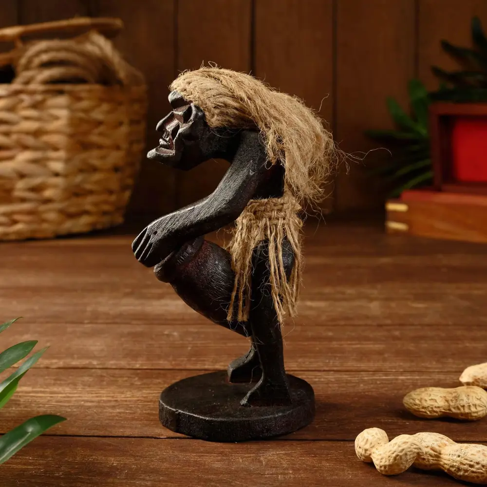 Фото 2 Сувенир интерьерный "Абориген-музыкант" высота 30 см Фото 2 Сувенир интерьерный "Абориген-музыкант" высота 30 см