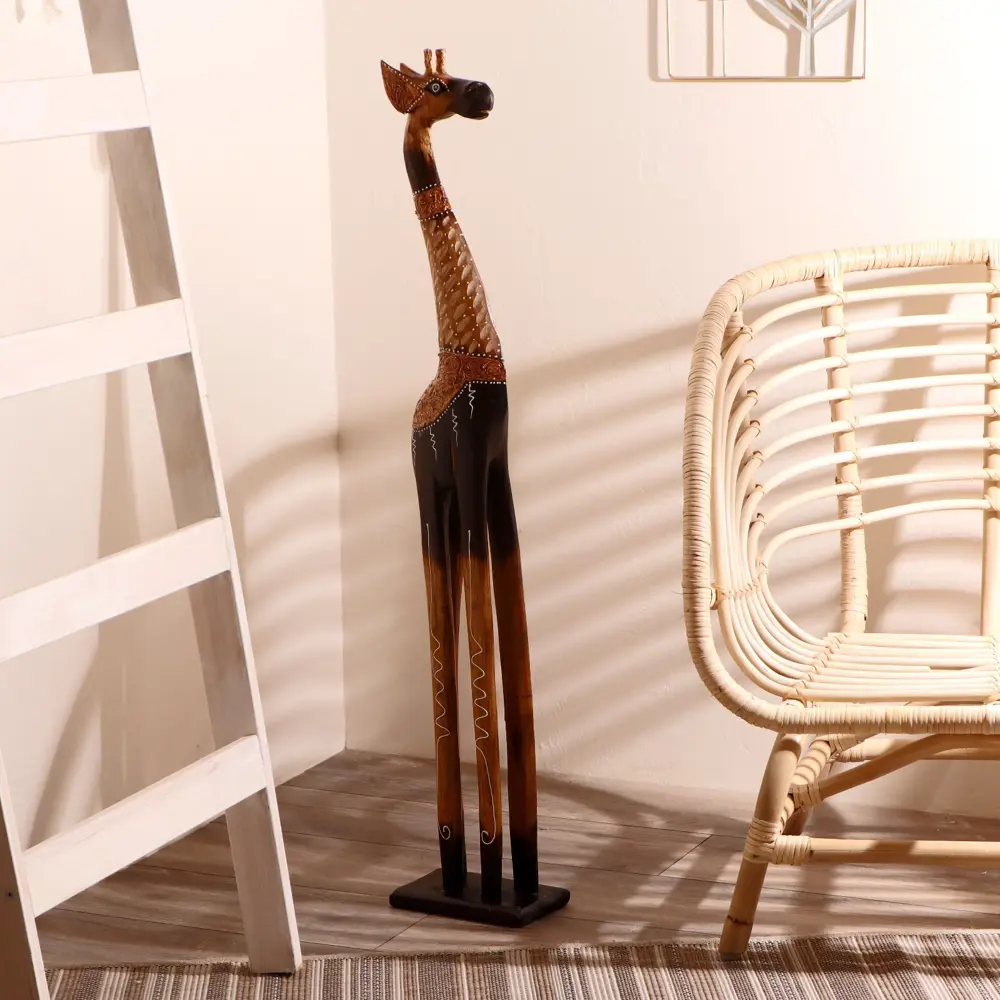 Фото 5 Сувенир интерьерный "Жираф резной узорный" 100x18.5x11.5 см Фото 5 Сувенир интерьерный "Жираф резной узорный" 100x18.5x11.5 см