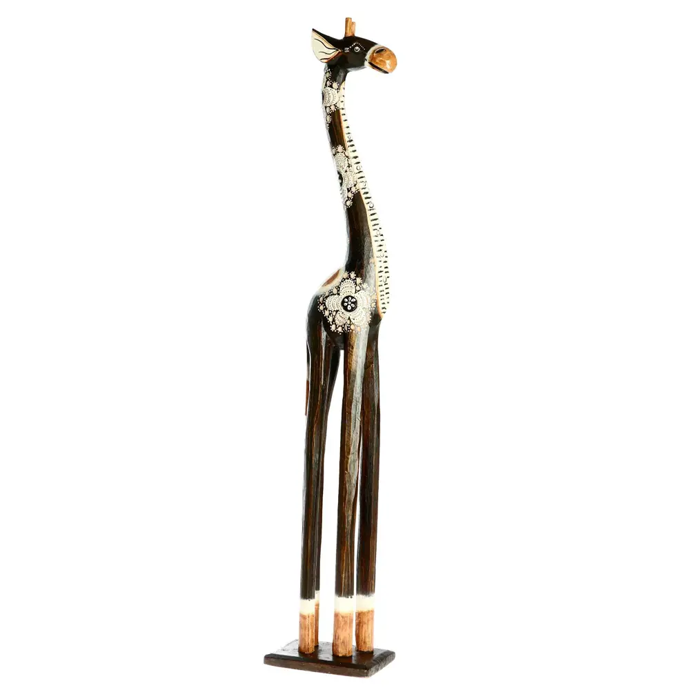 Фото 8 Сувенир интерьерный "Жираф с желтыми ножками" 11x18x100 см