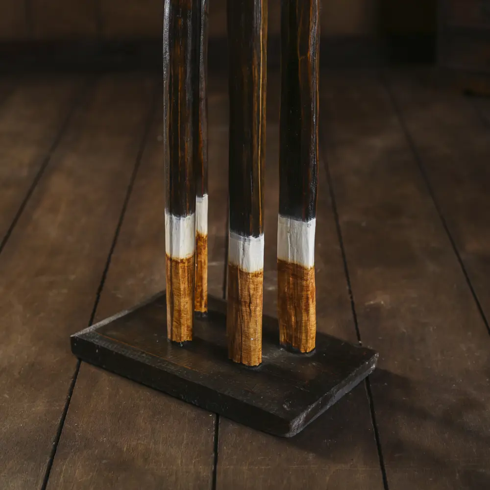 Фото 7 Сувенир интерьерный "Жираф с желтыми ножками" 11x18x100 см