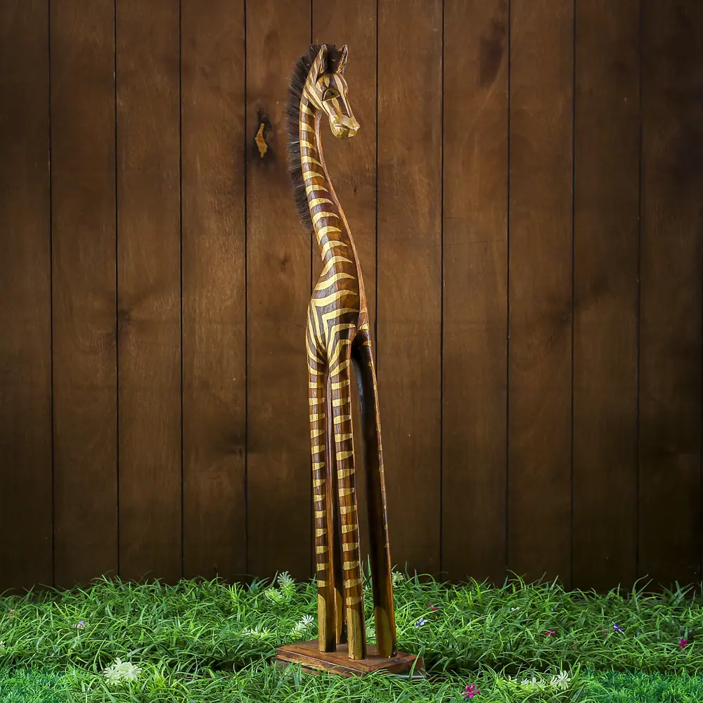Фото Сувенир интерьерный "Зебра" 17x10x80 см Фото Сувенир интерьерный "Зебра" 17x10x80 см