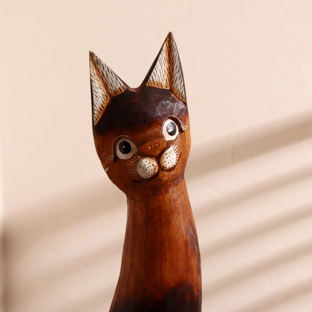 Фото 5 Сувенир интерьерный "Кот с резными ушками" 80x18x6.5 см Фото 5 Сувенир интерьерный "Кот с резными ушками" 80x18x6.5 см