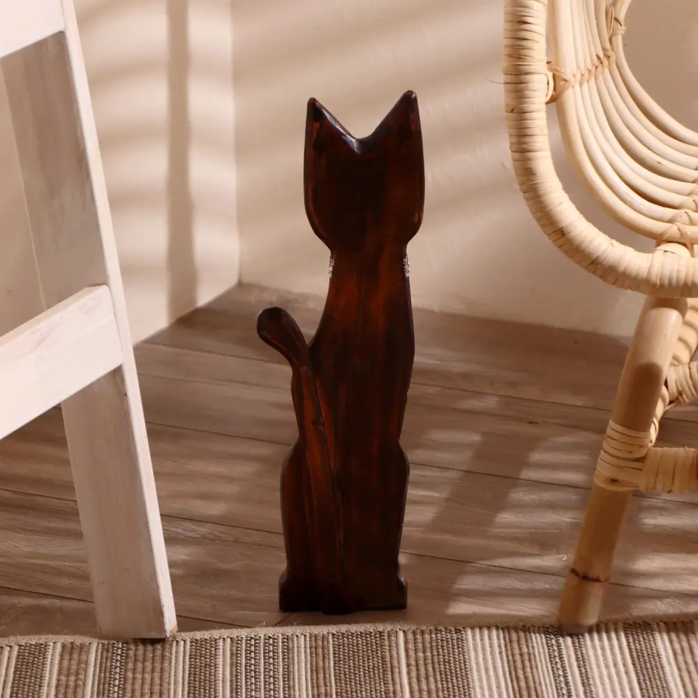 Фото 4 Сувенир интерьерный "Кошка лапки в крапинку" высота 40 см