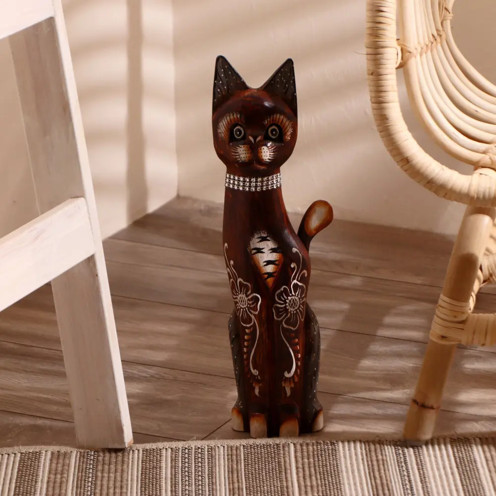 Фото Сувенир интерьерный "Кошка лапки в крапинку" высота 40 см