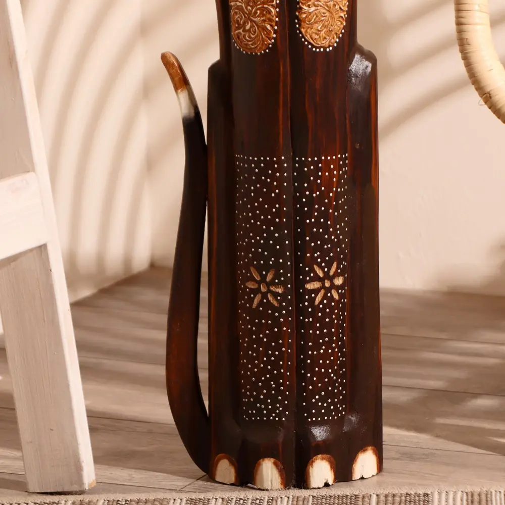 Фото 7 Сувенир интерьерный Кошка ажурная Восточная сказка 100x18x6.5 см