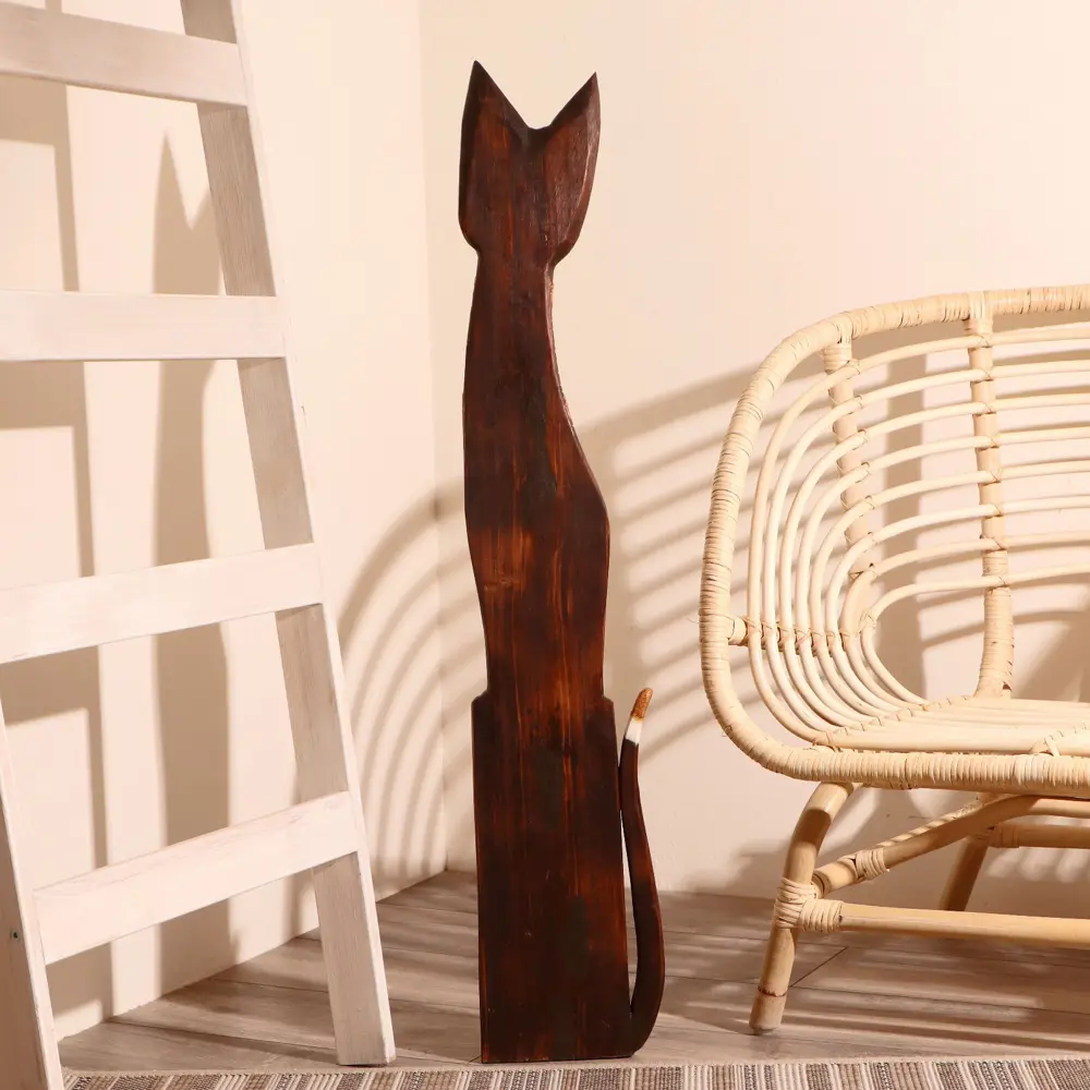 Фото 4 Сувенир интерьерный Кошка ажурная Восточная сказка 100x18x6.5 см