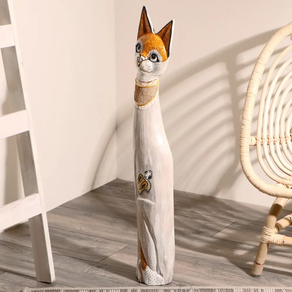 Фото 3 Сувенир интерьерный "Кошка в ошейнике и с черепашкой" 80x13x7 см Фото 3 Сувенир интерьерный "Кошка в ошейнике и с черепашкой" 80x13x7 см