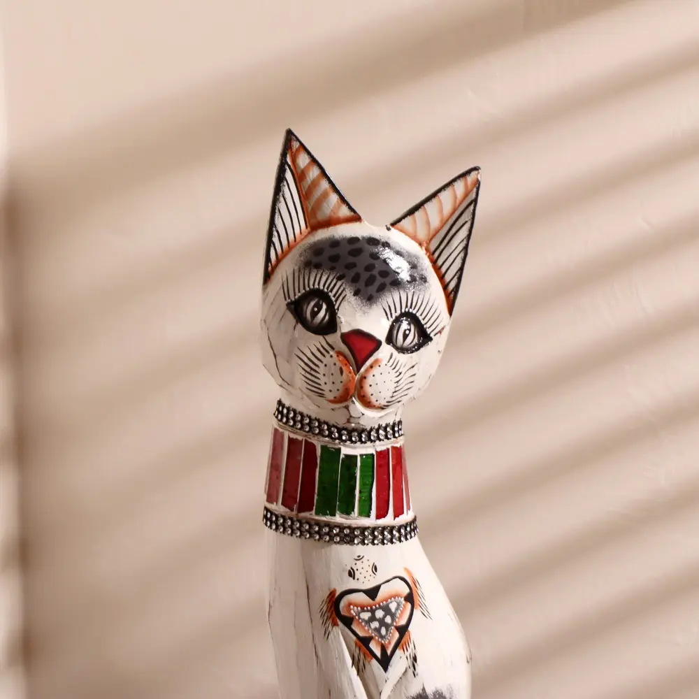 Фото 5 Сувенир интерьерный "Кошка с ошейником и ромбиком" 60x12x6 см Фото 5 Сувенир интерьерный "Кошка с ошейником и ромбиком" 60x12x6 см