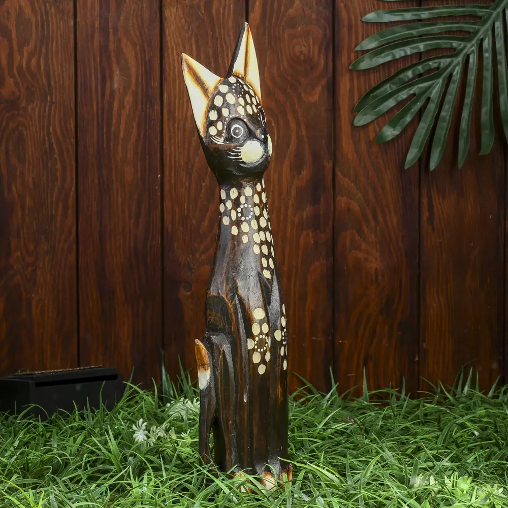 Фото 2 Сувенир интерьерный "Кошка пятнистый лоб" высота 40 см Фото 2 Сувенир интерьерный "Кошка пятнистый лоб" высота 40 см