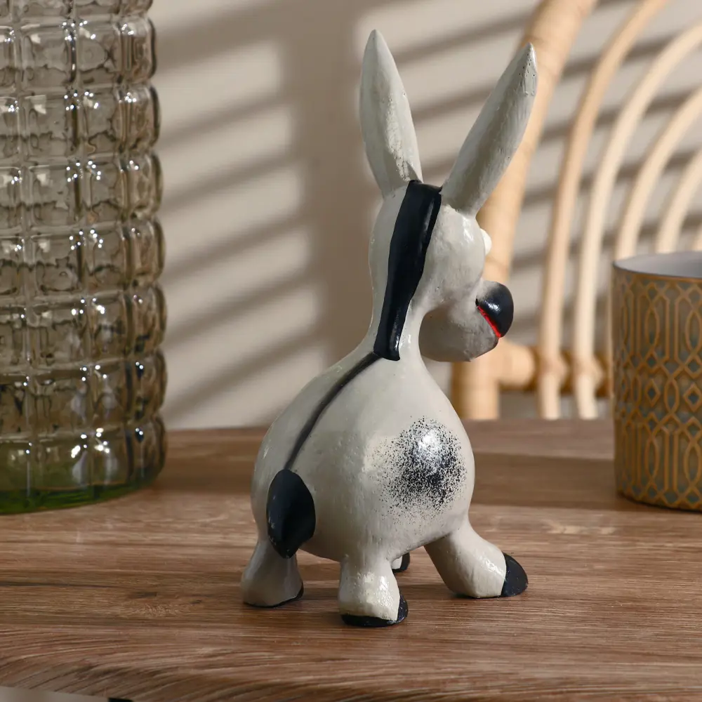 Фото 4 Сувенир интерьерный "Ослик серый" 12x20x7 см Фото 4 Сувенир интерьерный "Ослик серый" 12x20x7 см