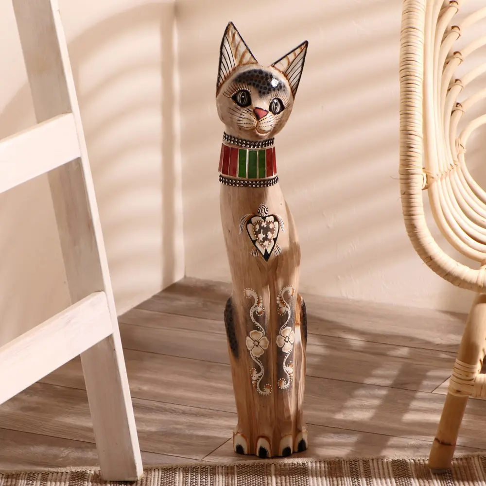 Фото Сувенир интерьерный "Серая кошка в ошейнике из мозаики и с черепахой" 60x12x6 см Фото Сувенир интерьерный "Серая кошка в ошейнике из мозаики и с черепахой" 60x12x6 см