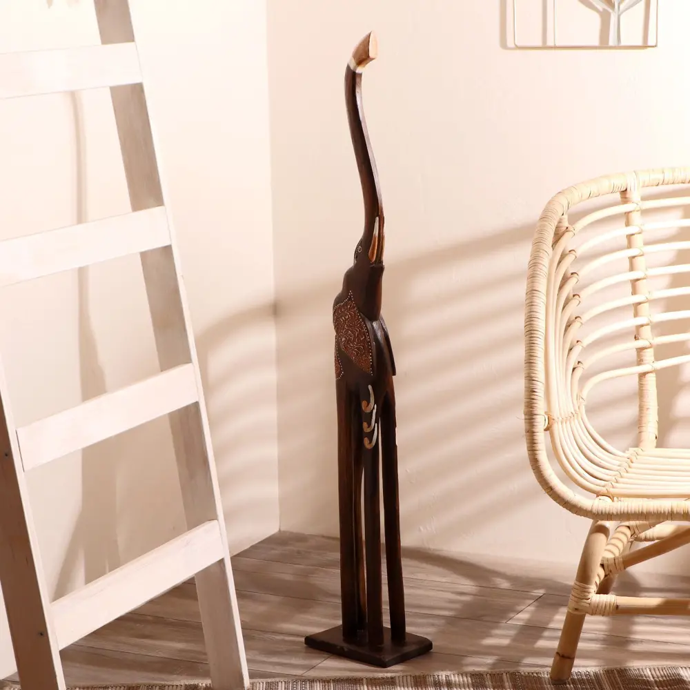 Фото 5 Сувенир интерьерный "Слон резные уши" высота 100 см Фото 5 Сувенир интерьерный "Слон резные уши" высота 100 см