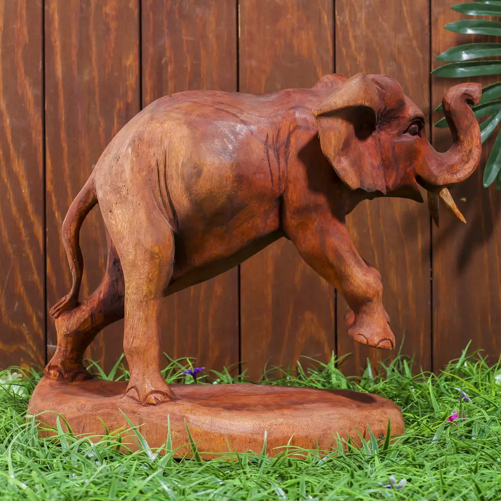 Фото 4 Сувенир интерьерный "Слон" на дыбах 30x29x15 см