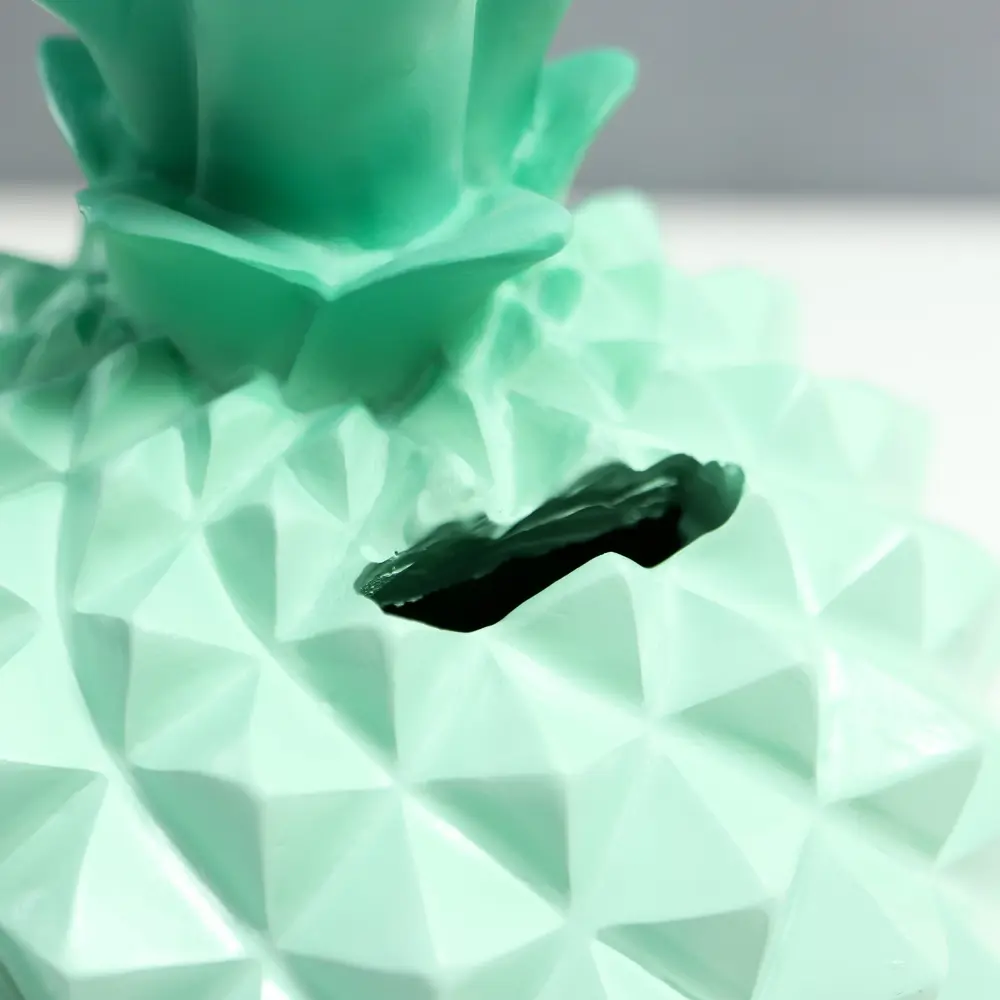 Фото 3 Сувенир интерьерный "Ананас мята" матовый 24x14x14 см