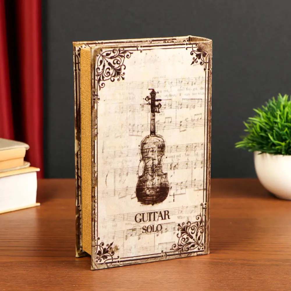 Фото 5 Шкатулка-сейф книга "Скрипка Страдивари" 21x13x5 см Фото 5 Шкатулка-сейф книга "Скрипка Страдивари" 21x13x5 см