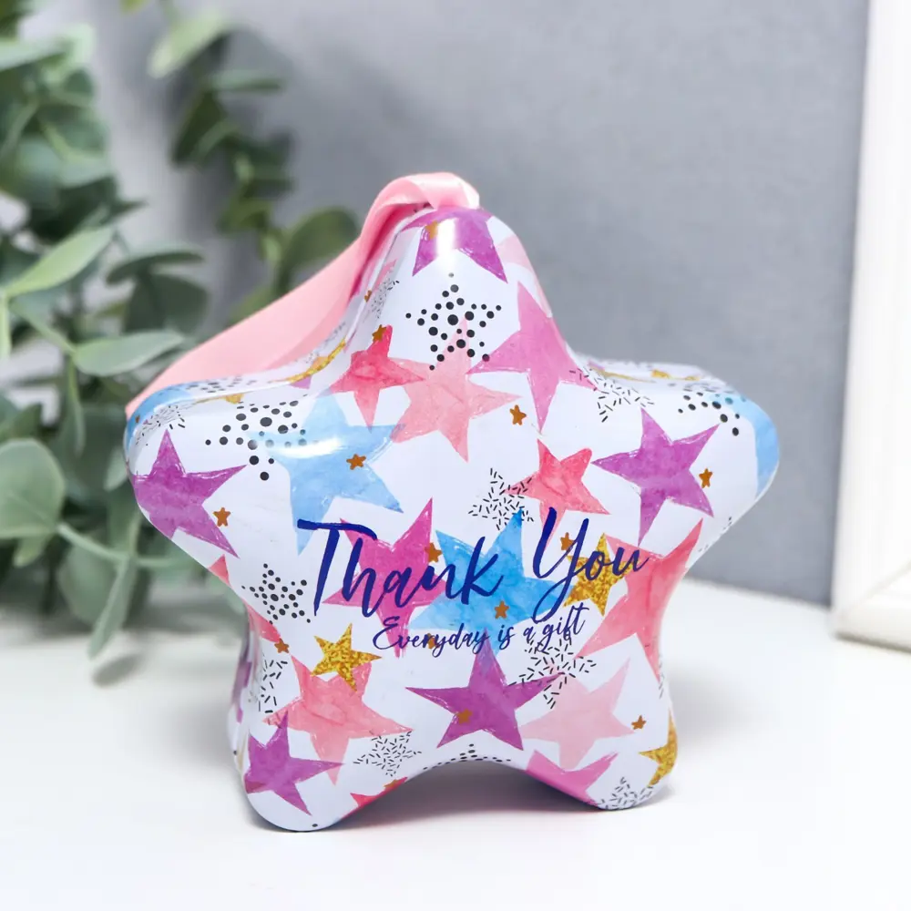 Фото Шкатулка универсальная звёздочка "Россыпь из звёзд" 5x10x10 см