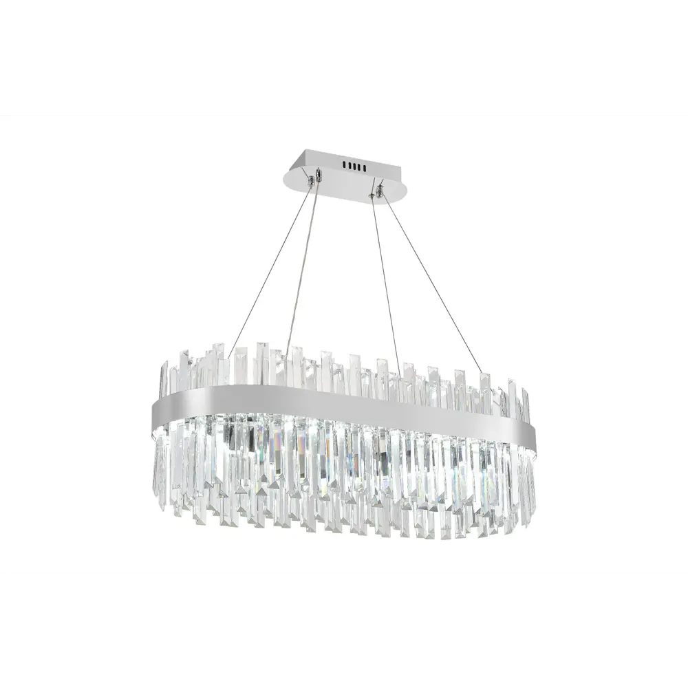 Фото 6 Люстра потолочная светодиодная Natali Kovaltseva LED LAMPS 81275 с пультом управления, 20 м², смена от теплого белого до холодного белого, цвет хром Фото 6 Люстра потолочная светодиодная Natali Kovaltseva LED LAMPS 81275 с пультом управления, 20 м², смена от теплого белого до холодного белого, цвет хром