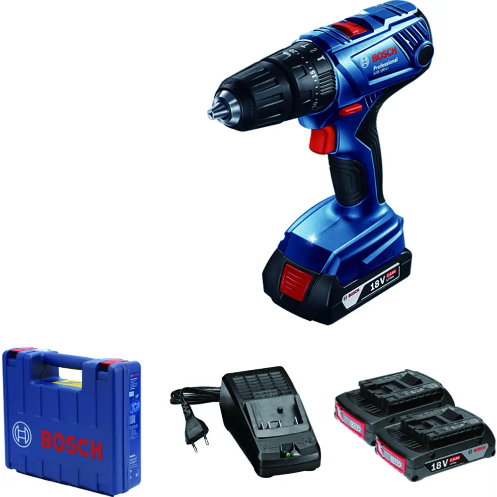 Фото 8 Дрель-шуруповерт аккумуляторная ударная Bosch GSB 180 Li 06019F8323, 18 В Li-Ion 2x2 Ач Фото 8 Дрель-шуруповерт аккумуляторная ударная Bosch GSB 180 Li 06019F8323, 18 В Li-Ion 2x2 Ач