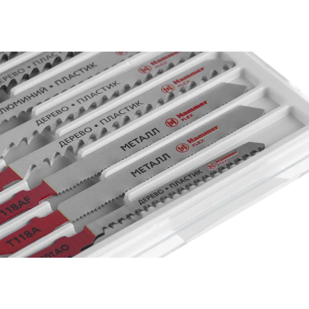 Фото 6 Набор пилок для лобзика Hammer Flex 204-905 204-905, 10 шт Фото 6 Набор пилок для лобзика Hammer Flex 204-905 204-905, 10 шт