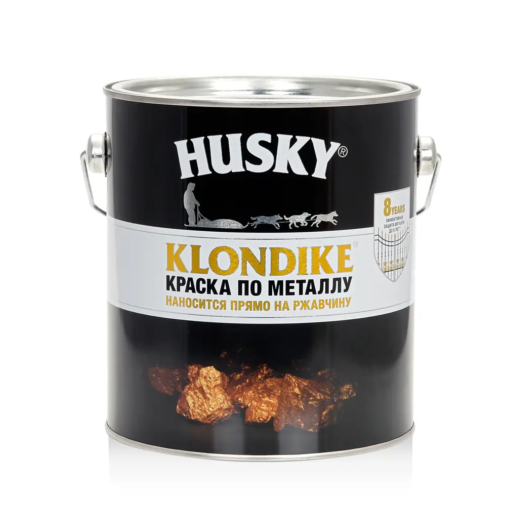Фото 2 Грунт-эмаль по ржавчине 3 в 1 Husky 25705 цвет светло-серый 2.5 л