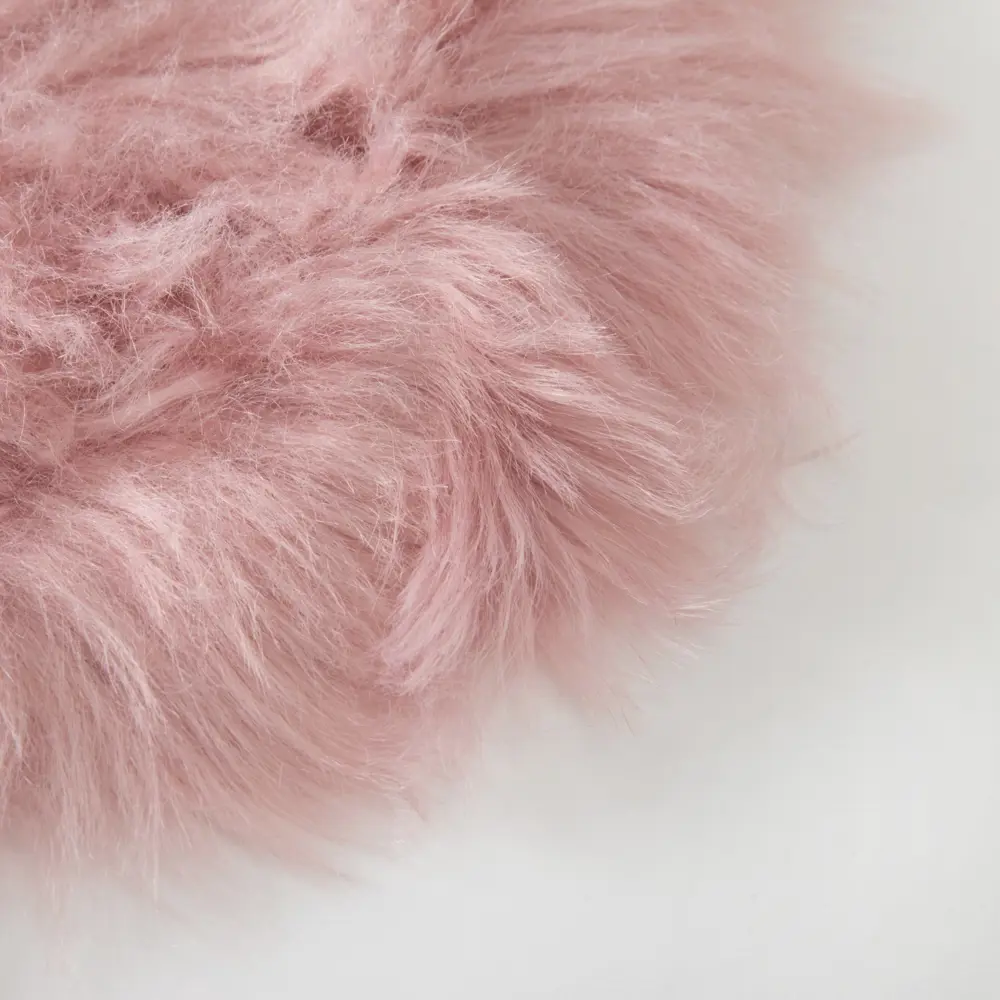 Фото 3 Сидушка на стул меховая Доляна Пушинка цвет пудра d 30 cm Фото 3 Сидушка на стул меховая Доляна Пушинка цвет пудра d 30 cm