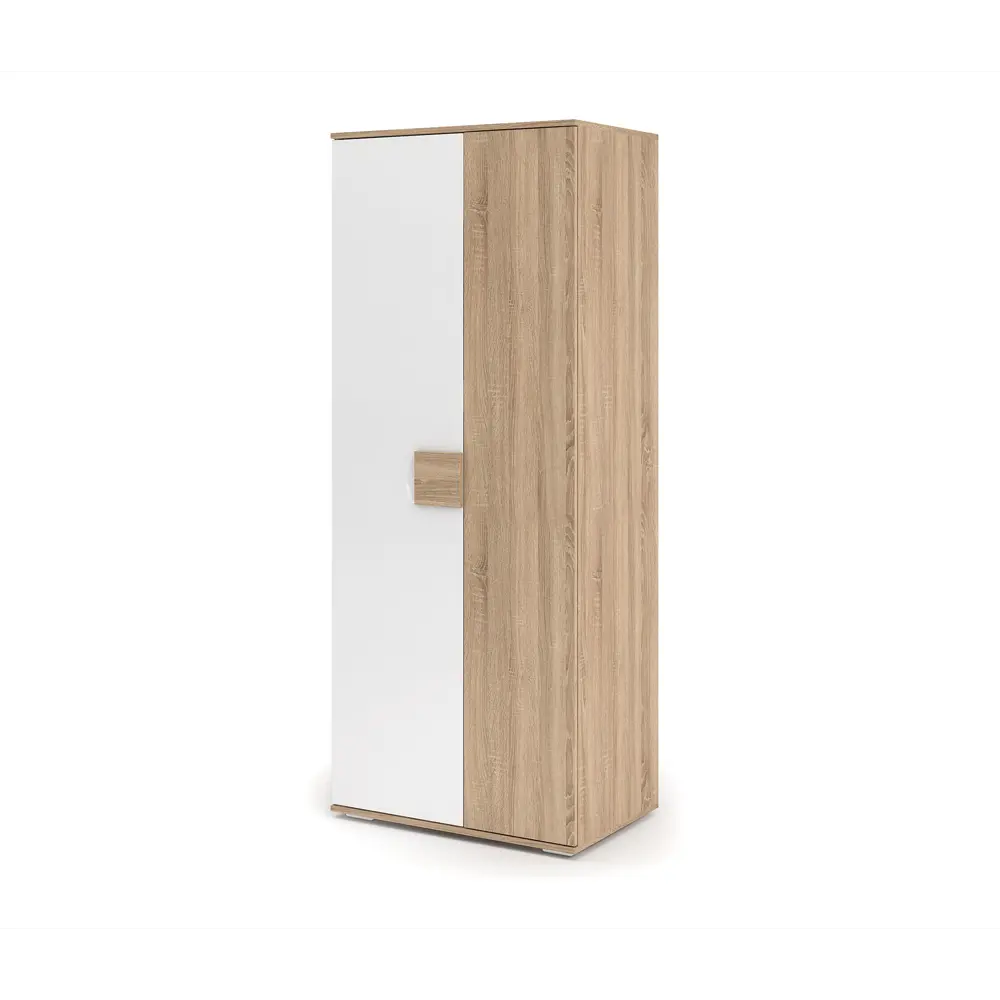 Фото Шкаф распашной Стендмебель 80x197.6x53 см МДФ цвет дуб сонома Фото Шкаф распашной Стендмебель 80x197.6x53 см МДФ цвет дуб сонома