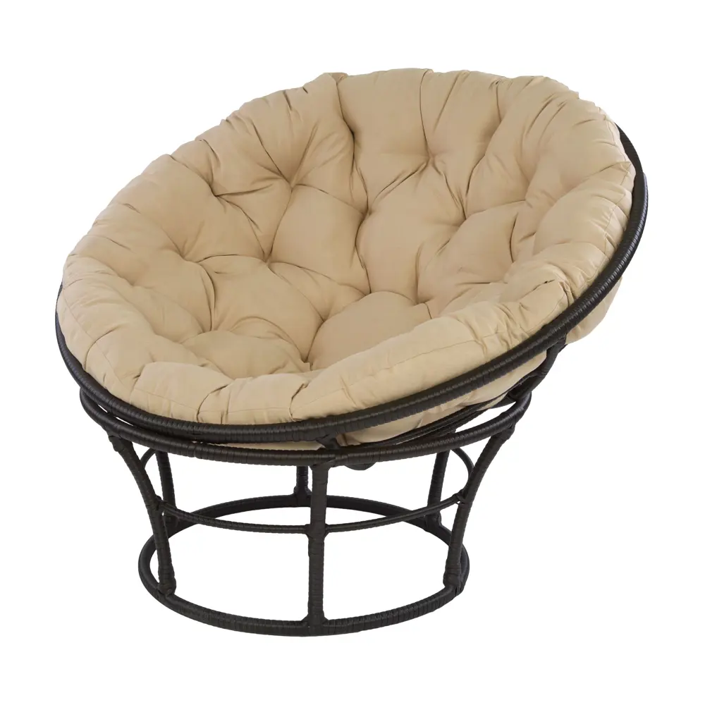 Фото Кресло Papasan Экодизайн КР-002из искусственного ротанга черный Фото Кресло Papasan Экодизайн КР-002из искусственного ротанга черный
