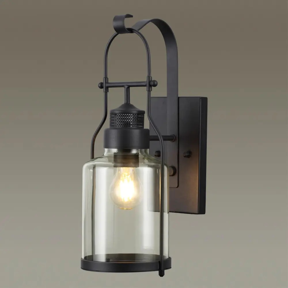 Фото 4 Светильник уличный настенный ODEON LIGHT 4835_1W NATURE 60 Вт IP44 цвет черный Фото 4 Светильник уличный настенный ODEON LIGHT 4835_1W NATURE 60 Вт IP44 цвет черный