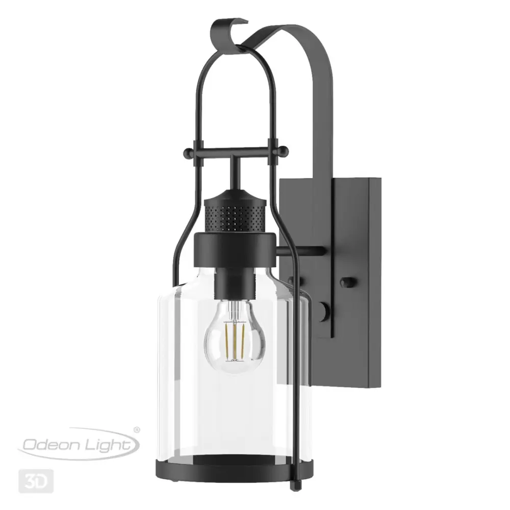 Фото 5 Светильник уличный настенный ODEON LIGHT 4835_1W NATURE 60 Вт IP44 цвет черный Фото 5 Светильник уличный настенный ODEON LIGHT 4835_1W NATURE 60 Вт IP44 цвет черный