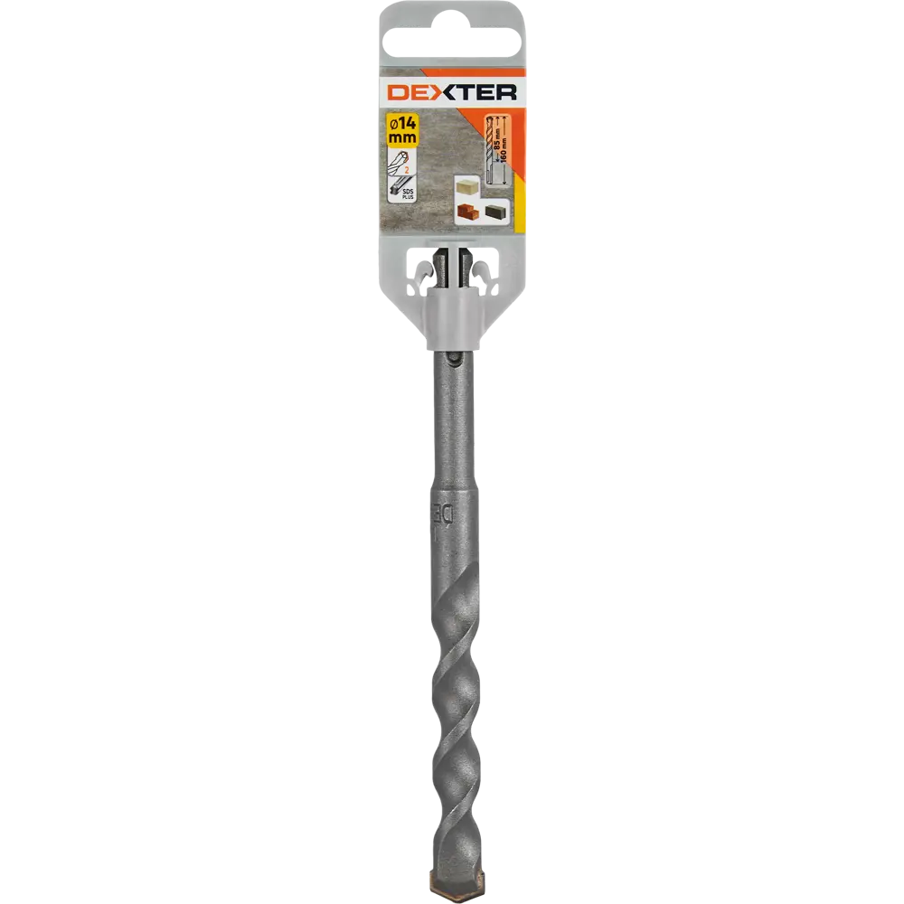 Фото 4 Бур по бетону SDS-plus Dexter FD-A0133 14x160 мм Фото 4 Бур по бетону SDS-plus Dexter FD-A0133 14x160 мм