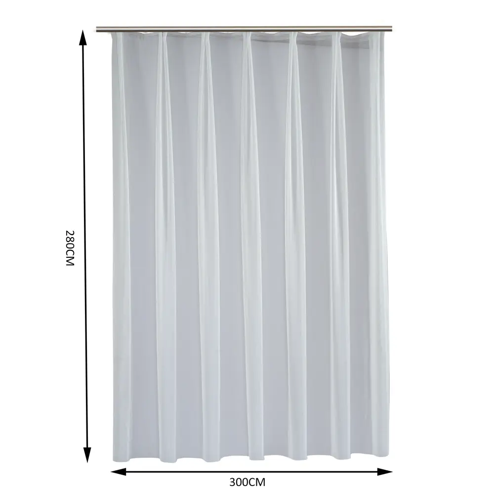 Фото 3 Тюль на ленте Inspire Wavu 300x280 см цвет кремовый Фото 3 Тюль на ленте Inspire Wavu 300x280 см цвет кремовый