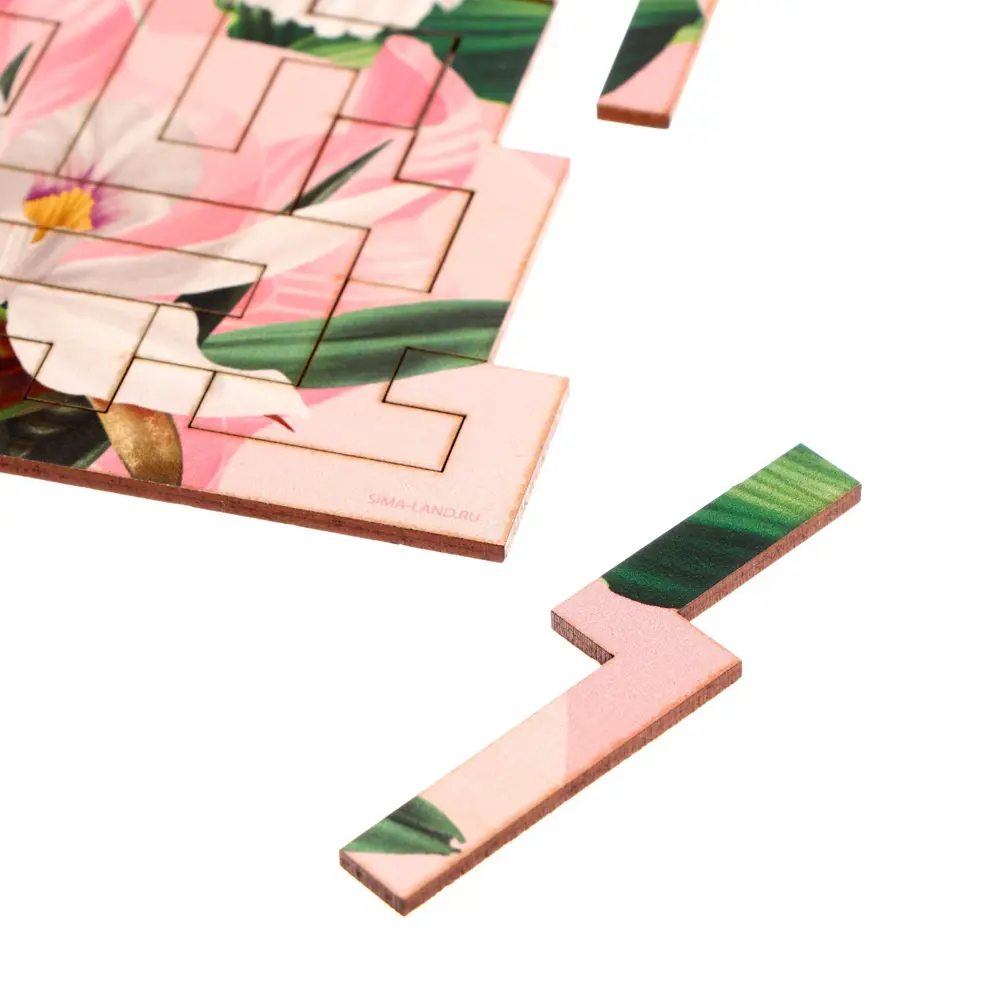 Фото 4 Пазл фигурный деревянный Puzzle "Райский сад" 70 деталей