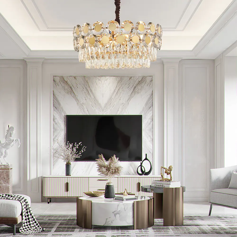 Фото 8 Люстра подвесная ARTE PERFETTO LUCE 3326.88179-D550/H260/E14-12 G 12 ламп 24 м² цвет золото Фото 8 Люстра подвесная ARTE PERFETTO LUCE 3326.88179-D550/H260/E14-12 G 12 ламп 24 м² цвет золото