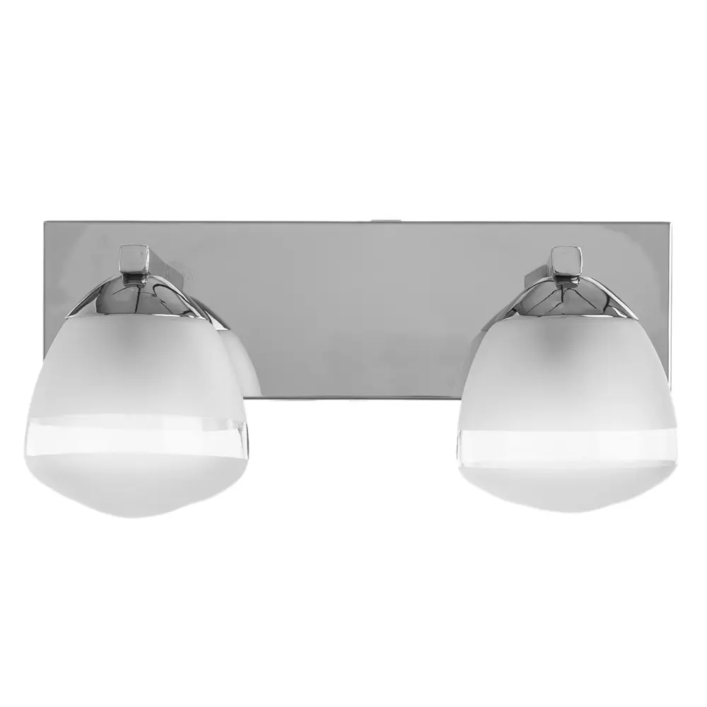 Фото Настенный светильник AMBIENTE A9501AP-2CC AQUA цвет серый серебристый Фото Настенный светильник AMBIENTE A9501AP-2CC AQUA цвет серый серебристый