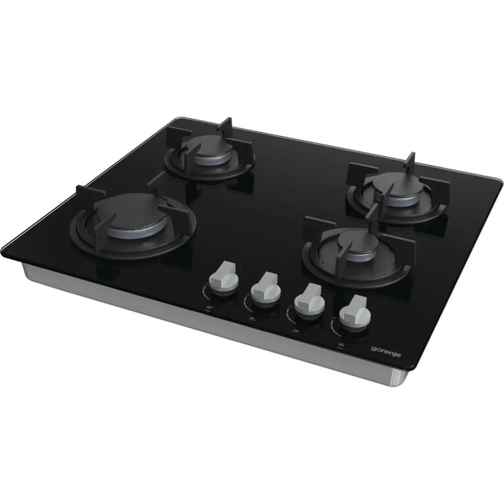 Фото 3 Газовая варочная панель Gorenje GT64B 58 см 4 конфорки цвет черный