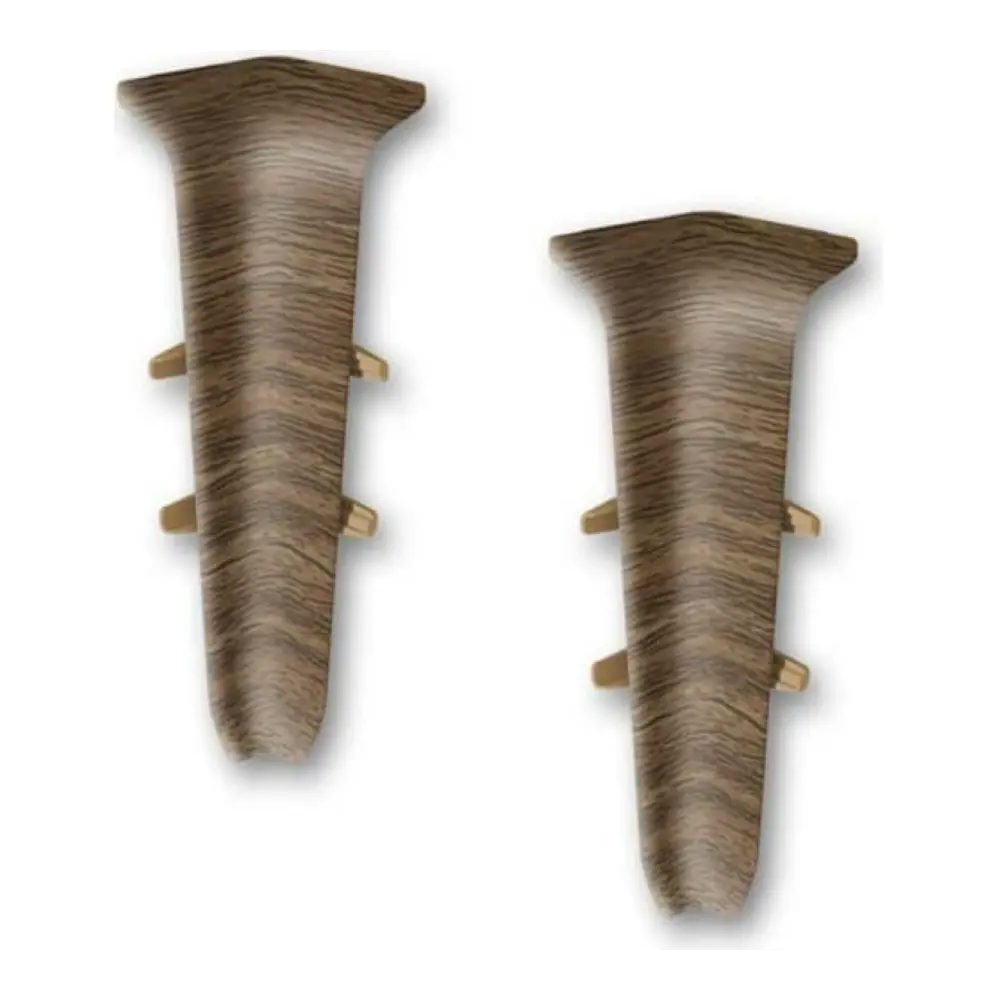 Фото Угол внутренний для плинтуса Deconika Орех 85 мм 10 шт