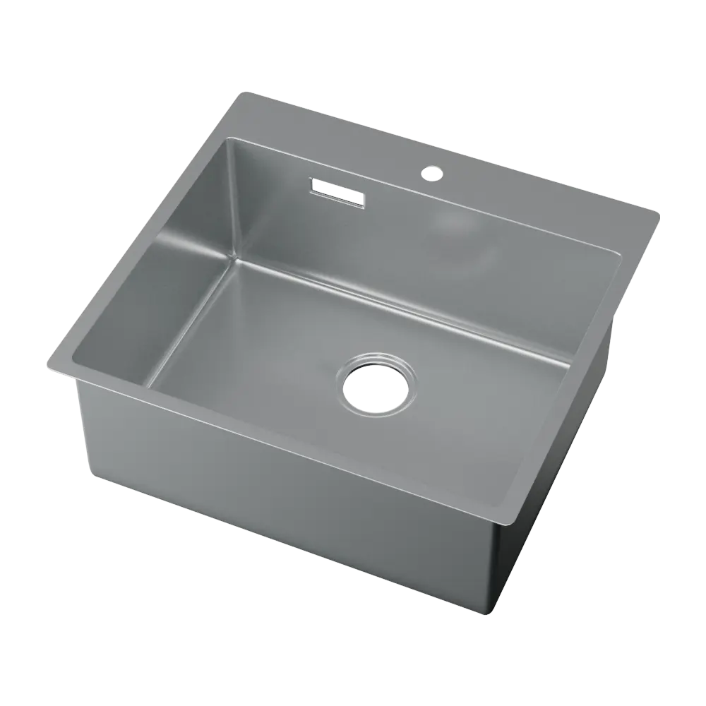 Фото 2 Врезная мойка Domaci Равенна DGS 550.505.12K 55x50.50x20.30 см нержавеющая сталь цвет сталь Фото 2 Врезная мойка Domaci Равенна DGS 550.505.12K 55x50.50x20.30 см нержавеющая сталь цвет сталь