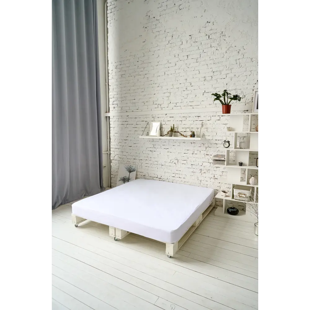 Фото 4 Наматрасник Sn Textile водонепроницаемый на резинке с бортом Велюр-Аквастоп 140x200 Фото 4 Наматрасник Sn Textile водонепроницаемый на резинке с бортом Велюр-Аквастоп 140x200