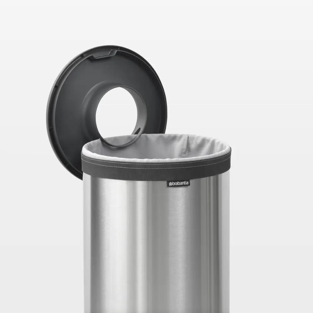 Фото 3 Корзина для белья Brabantia 103469 цвет серебристый Фото 3 Корзина для белья Brabantia 103469 цвет серебристый