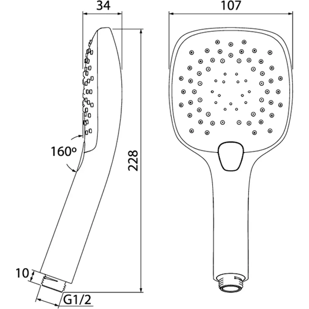 Фото 3 Душевая лейка Iddis 0803F00i18