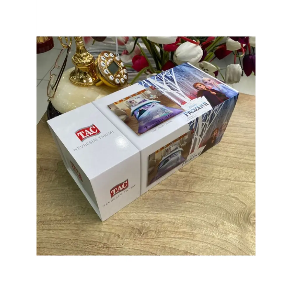 Фото 2 Комплект постельного белья Tac tntc232/232, полутораспальный, ранфорс, цвет синий