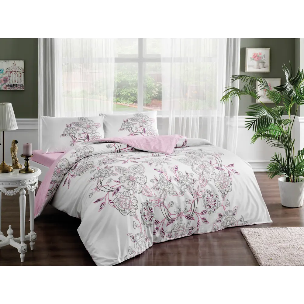 Фото Комплект постельного белья Tac tntc345/345, евро, ранфорс, цвет белый Фото Комплект постельного белья Tac tntc345/345, евро, ранфорс, цвет белый