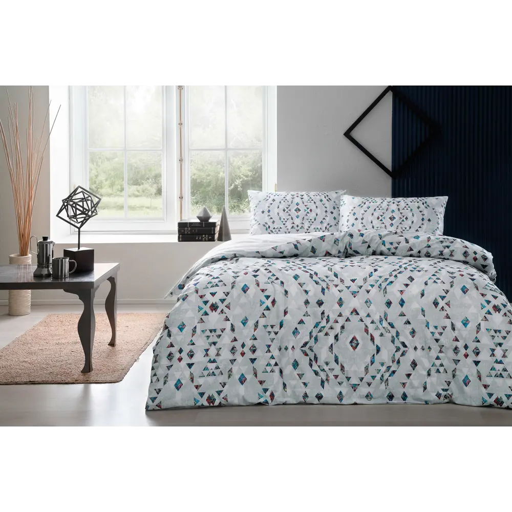 Фото Комплект постельного белья Tac tntc372-2/372-2, евро, ранфорс, цвет серый Фото Комплект постельного белья Tac tntc372-2/372-2, евро, ранфорс, цвет серый