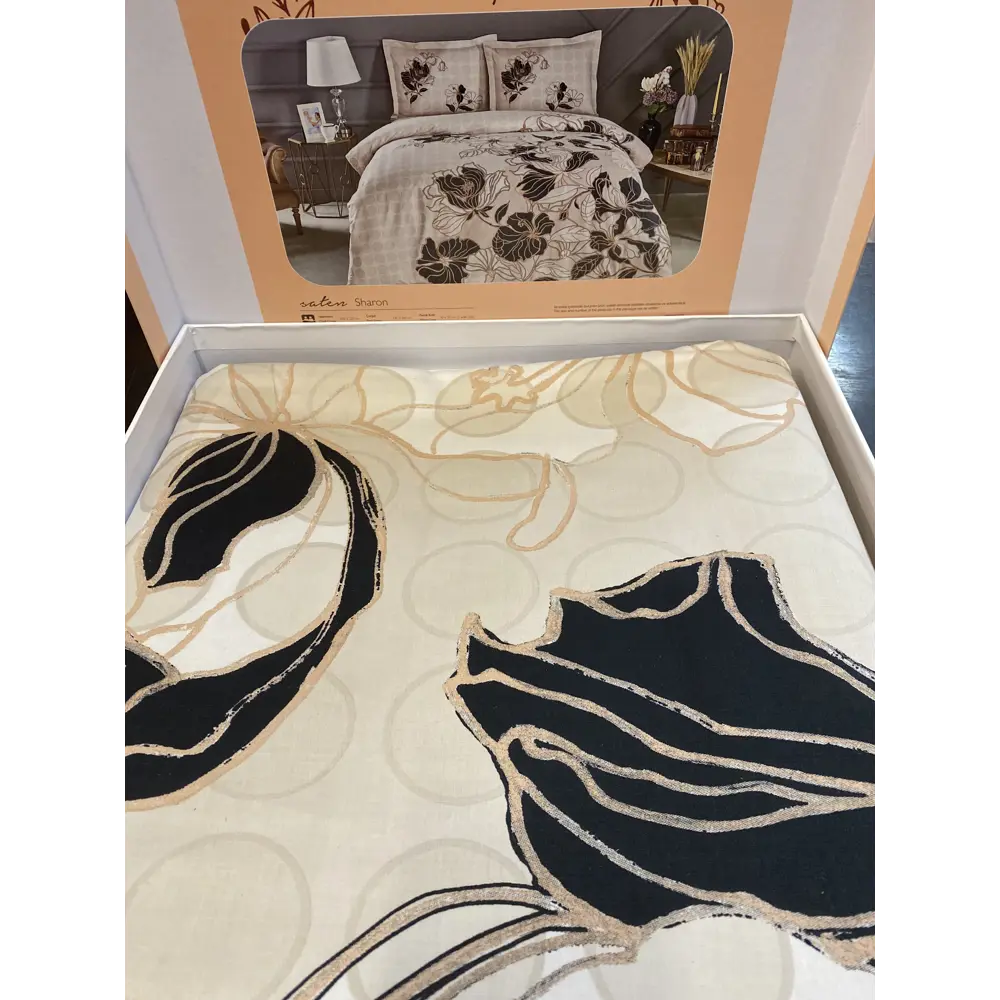 Фото 3 Комплект постельного белья Tac tntc411-2/411-2, евро, сатин, цвет коричневый Фото 3 Комплект постельного белья Tac tntc411-2/411-2, евро, сатин, цвет коричневый