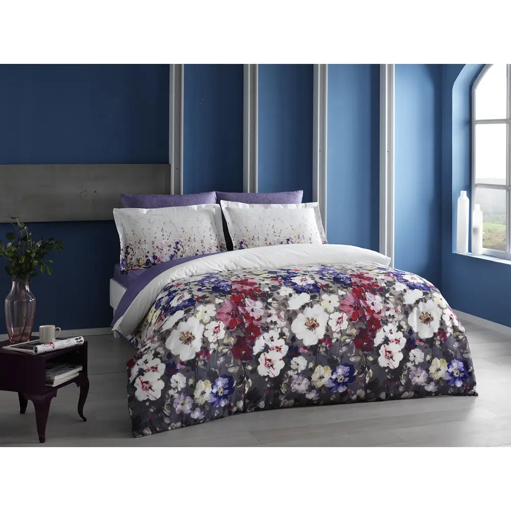 Фото Комплект постельного белья Tac tntc474/474, евро, сатин, цвет фиолетовый Фото Комплект постельного белья Tac tntc474/474, евро, сатин, цвет фиолетовый