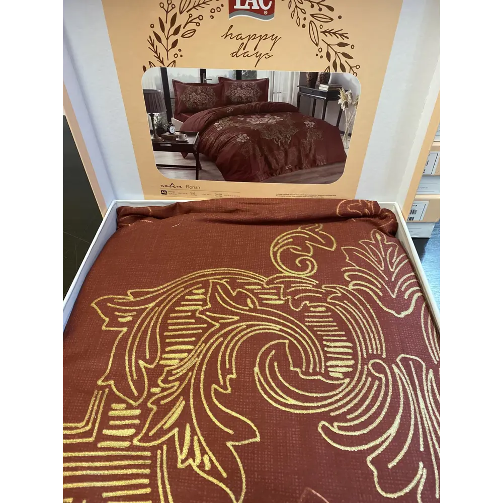 Фото 2 Комплект постельного белья Tac tntc717/717, евро, сатин, цвет красный Фото 2 Комплект постельного белья Tac tntc717/717, евро, сатин, цвет красный