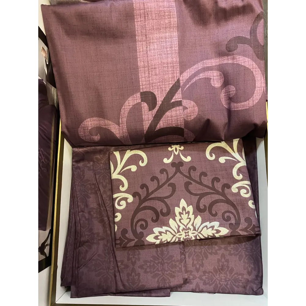 Фото 5 Комплект постельного белья Tac tntc732/732, евро, сатин, цвет фиолетовый