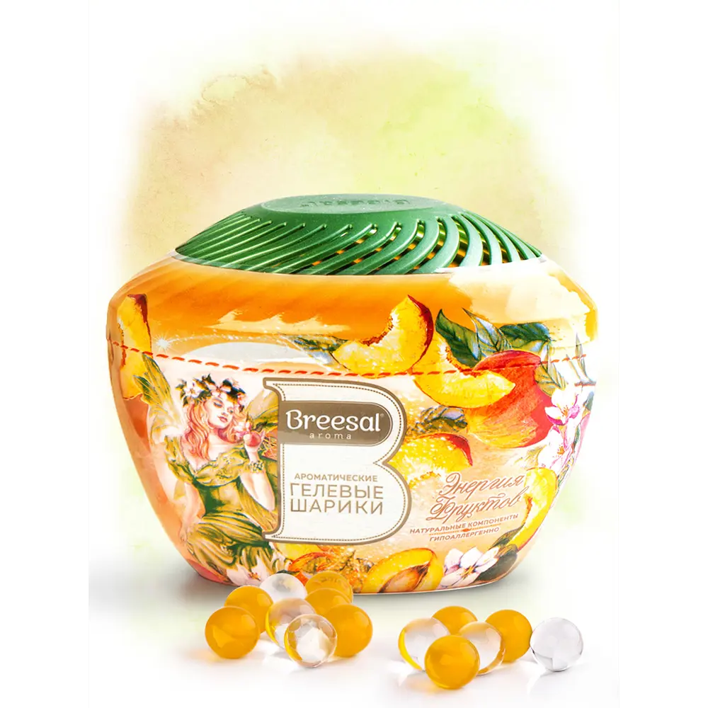 Фото Ароматические гелевые шарики Breesal Aroma Drops Энергия фруктов B/25003 Фото Ароматические гелевые шарики Breesal Aroma Drops Энергия фруктов B/25003