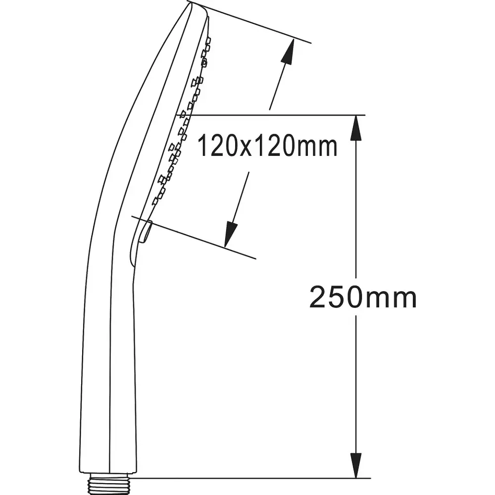 Фото 7 Лейка для душа Stworki Хадстен XA-06cr 549507 3 режимная цвет хром